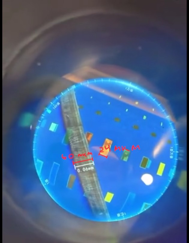 Про приближение кристалла процессора Айфона