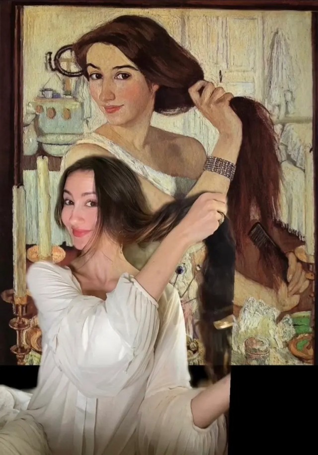 Жительница США узнала себя на картине Зинаиды Серебряковой