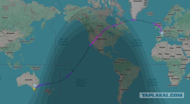Впервые в истории самолет преодолел 23 тыс. км без дозаправок: уникальный Airbus A350-1000ULR находился в воздухе больше суток