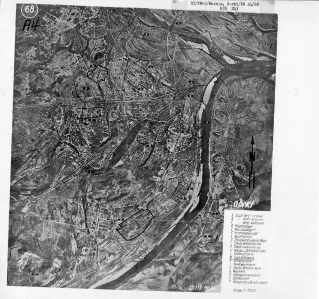 Сталинград Аэрофотосъемка 1942 года