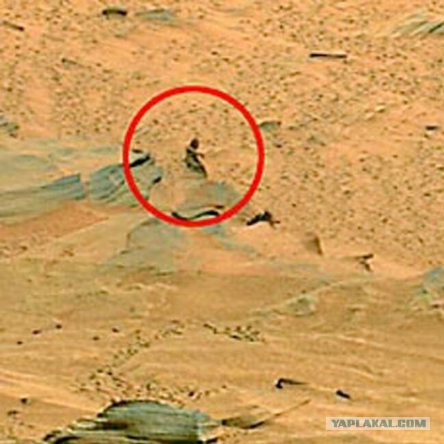 Кьюриозити прислал фотографию марсианского солдата