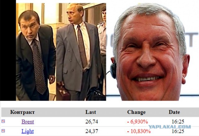Снятие с нефтяной иглы наблюдаю я