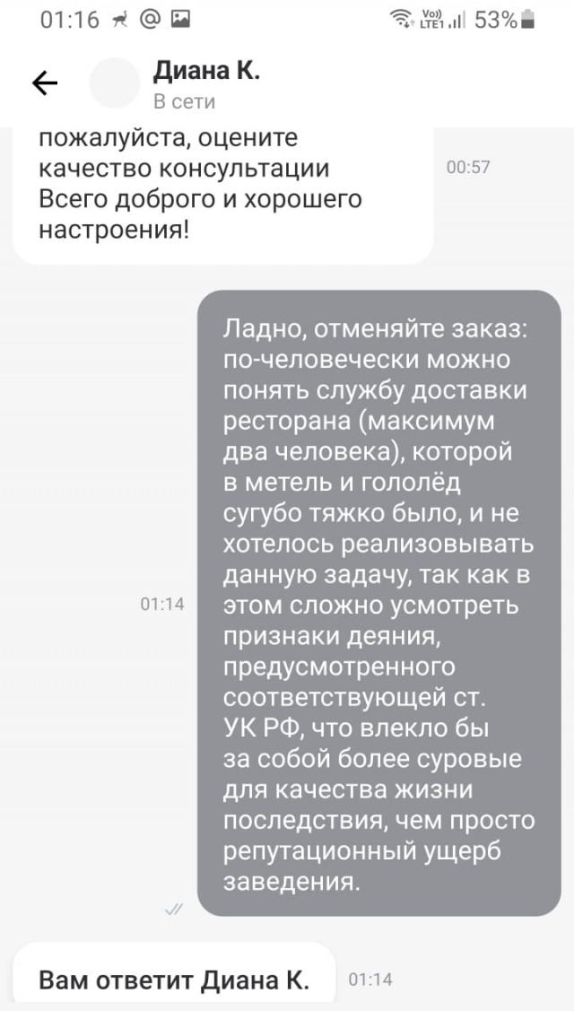 Курьер с шашлыком изчез в метели...