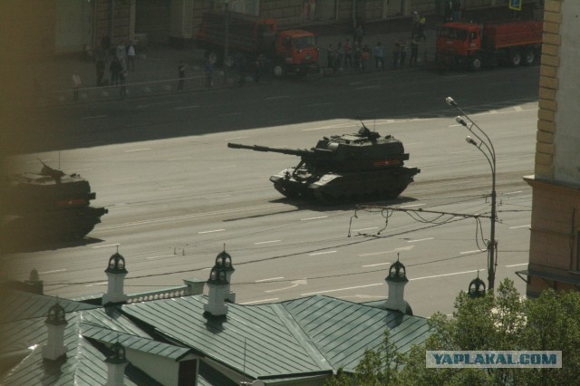 Фото с репетиции Парада Победы