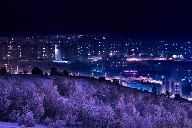Полярная ночь. Мурманск