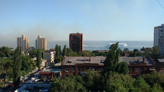 В Ростове пожар