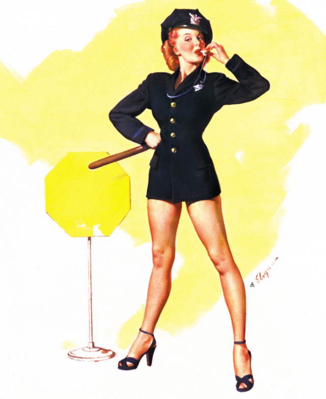 PIN-UP искусство Old school