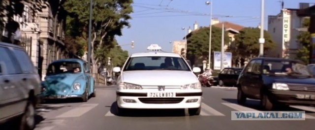 Фильм «Такси»: автомобили