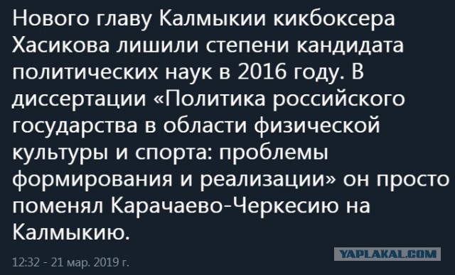 Путин назначил новым главой Калмыкии чемпиона мира по кикбоксингу
