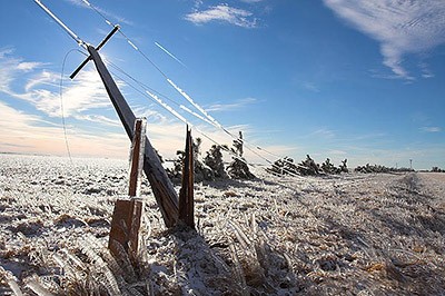 Ледяной шторм в Неваде