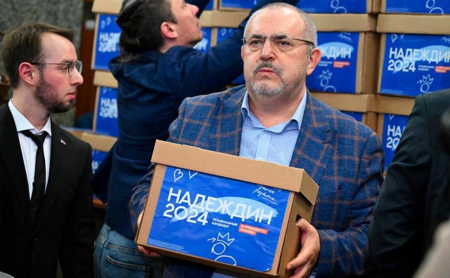 ЦИК нашел в подписях Бориса Надеждина 15,348% брака