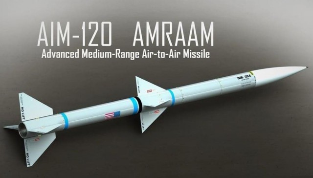 Ракета украинского ПВО AIM-120 из ЗРК NASAMS