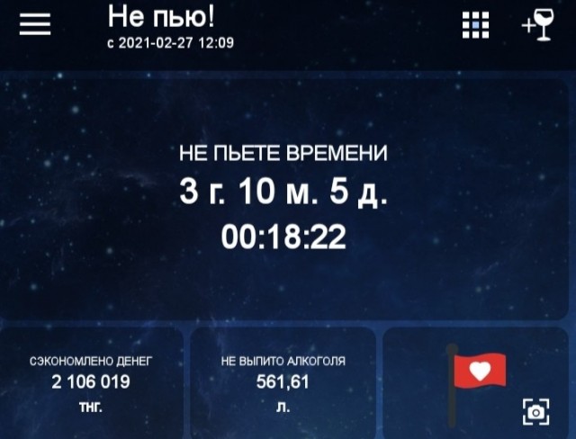 Два года пути! Год без алкоголя! Первый праздник без капли