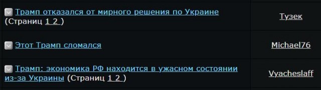 Трамп отказался от мирного решения по Украине