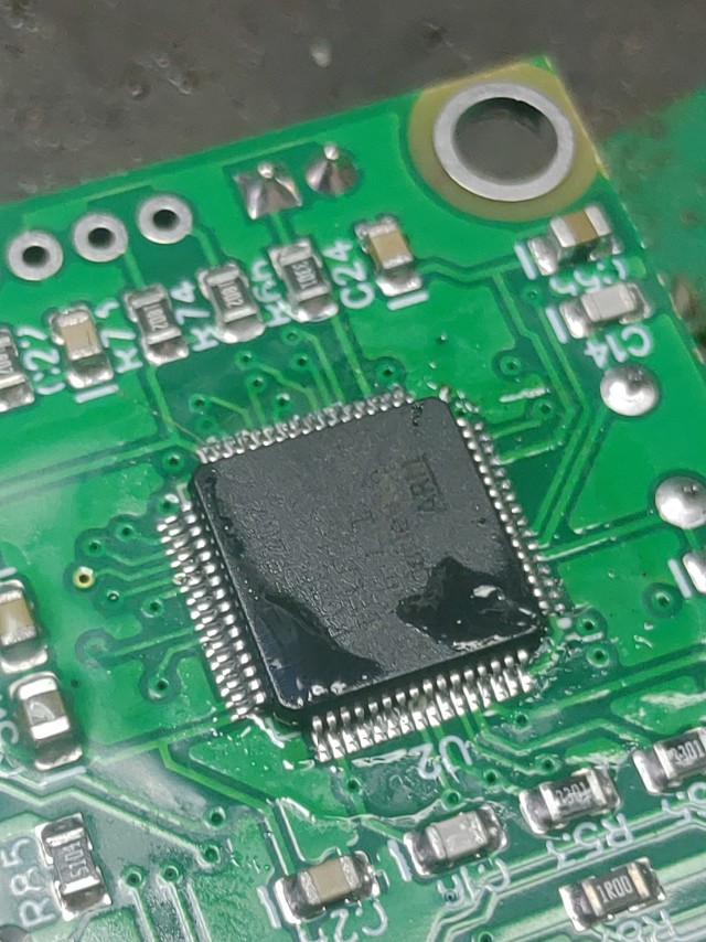 Хлопотная перепайка квадратика