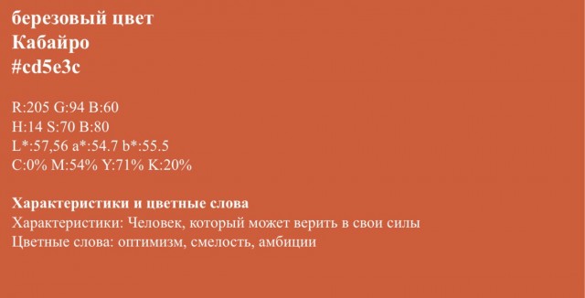 Цвет рождения