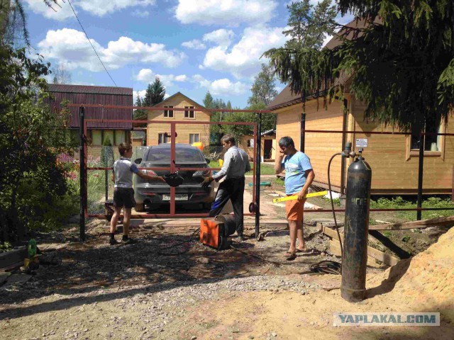 Неожиданное строительство дачи