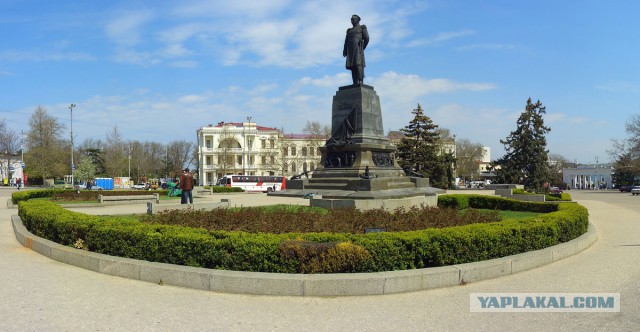 Акция в день независимости Украины в Севастополе