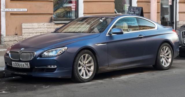 Сгорела заряженная BMW 6 Alpina жены Шнура