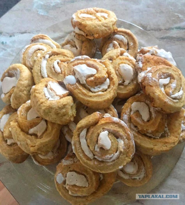 #ЯПовар. Печеньки-«улитки» с плавненым сырком