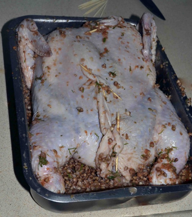 Курочка фаршированная.