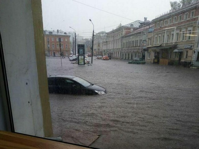 Небывалые ливни затопят Нижний Новгород и окрестности