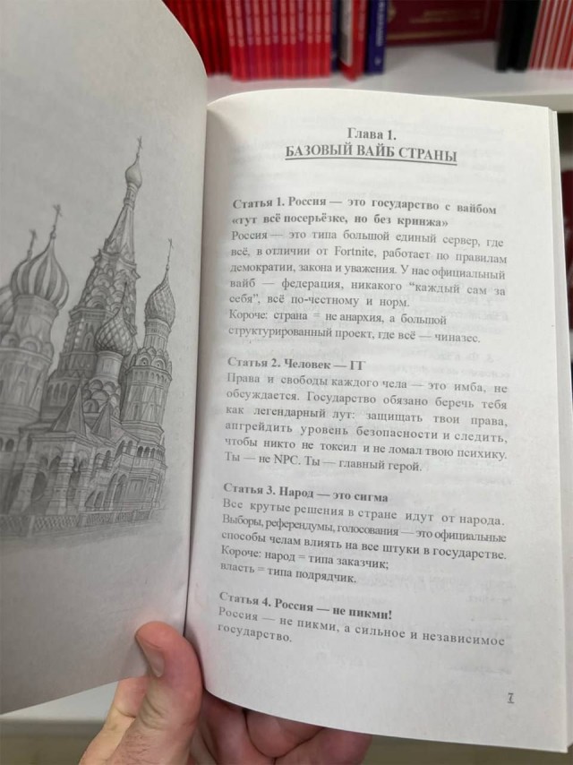 Конституцию для зумеров обнаружили в Читай-городе