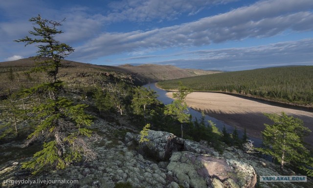 Сплав по реке Котуйкан.