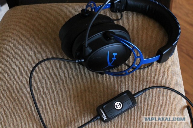 Игровая гарнитура HyperX Cloud Alpha S Black\Blue HX-hscas