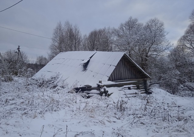 Снег и мороз в деревне