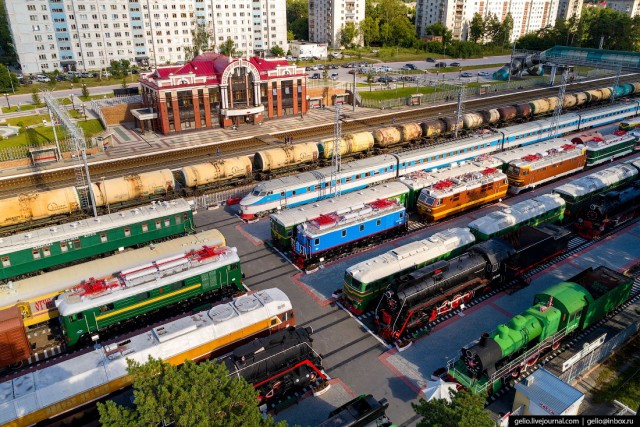 Новосибирск с высоты в 40-градусные морозы