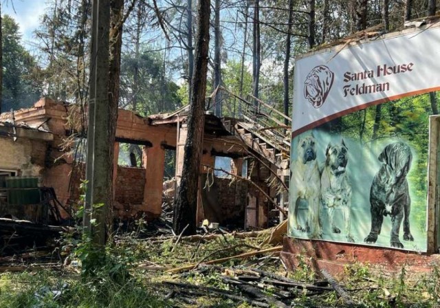 Здание Панорамы "Оборона Севастополя 1854–1855 гг."  полностью уничтожено после атаки дронов