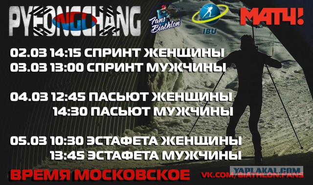 Биатлон.Сезон 2016/2017. Часть 10. Чемпионат Мира 2017 г. Хохфильцен