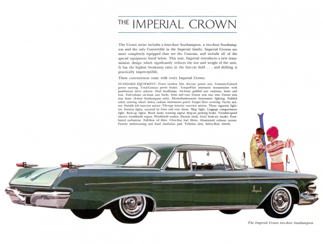 Американцы - 23. 1962 Imperial Crown. Красивых автофото пост