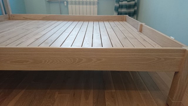 Столярное хобби. Двуспальная кровать