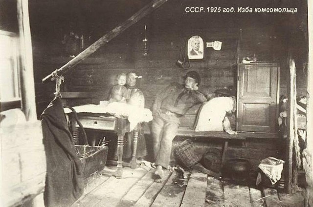 Переезд семьи бедняка в дом кулака, сюжет киностудии ЦСДФ, 1930 год