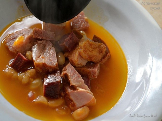 Астурийская фабада из Лигурии....