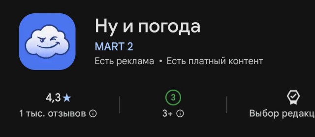 Посоветуйте ресурс по погоде.