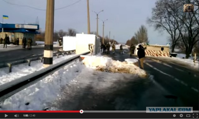 Видео разрыва градов.