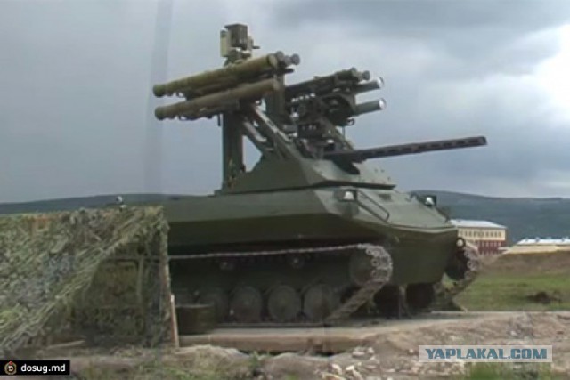 Россия решила поставлять на экспорт боевых роботов «Уран-9»