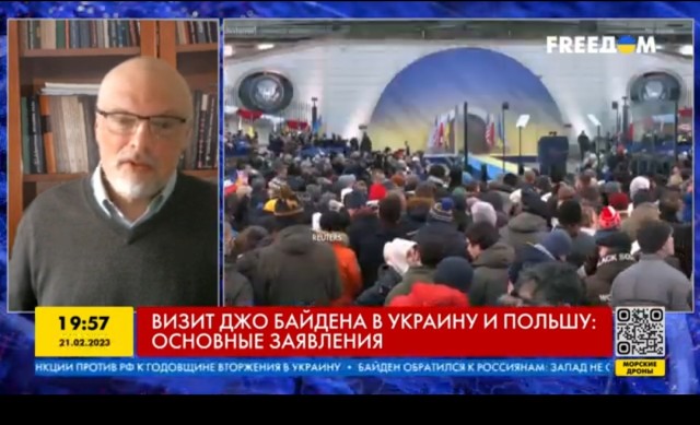 Байден в Варшаве выступал в бронекапсуле