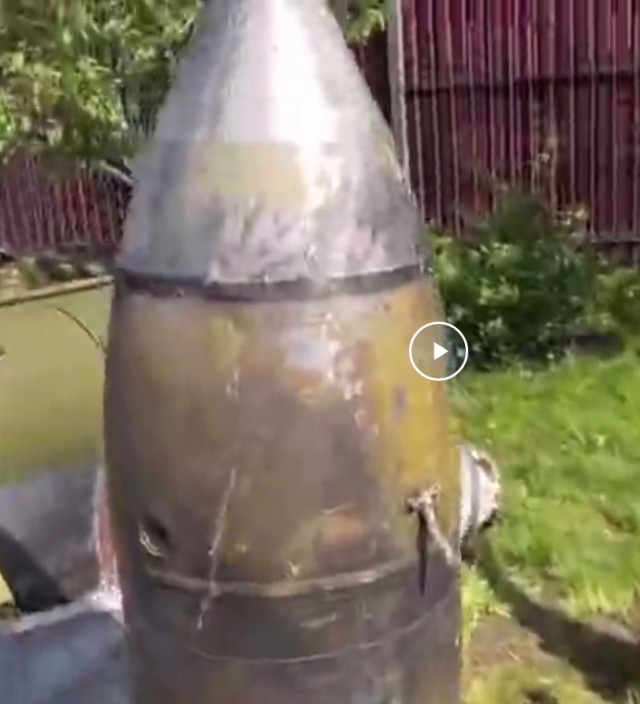 Показали обломки ракеты Х-47 "Кинжал" (Искандер?)