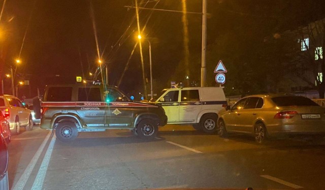 Взрыв в Ставрополе на троллейбусной остановке рядом с военной частью