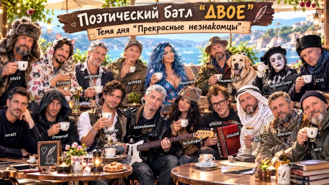 Двое, поэтический батл