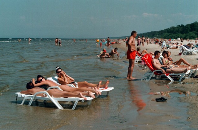 Как латвийские пляжи выглядели в 90-ых.