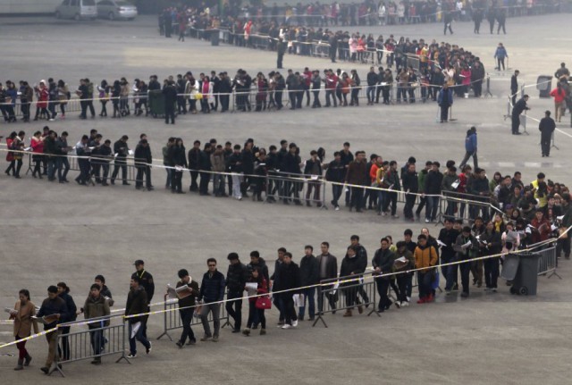 23 фотографии, показывающие, насколько многолюден Китай