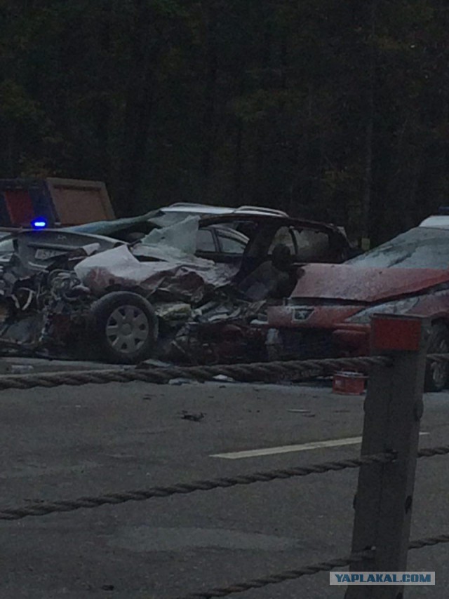 Последствия аварии на Минском шоссе 11.09.2018 жесть