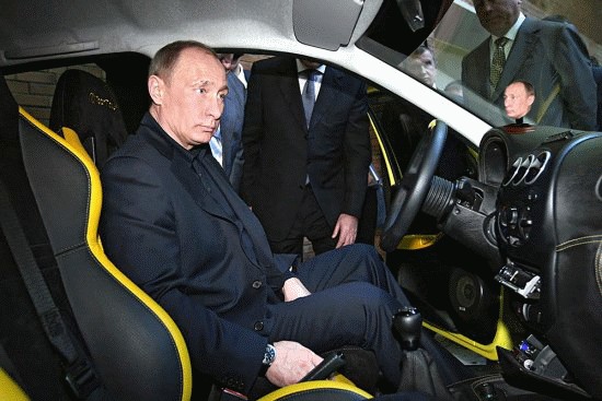 Путин осмотрел ВАЗ