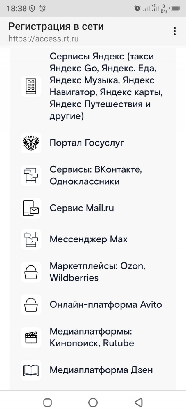 Окончательная конфигурация Чебурнета