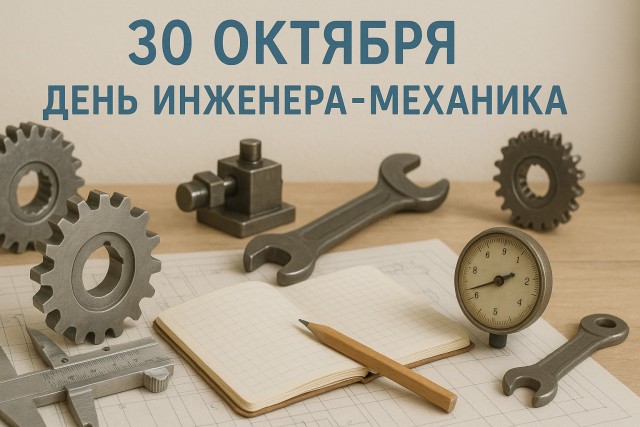 30 октября - День инженера-механика!